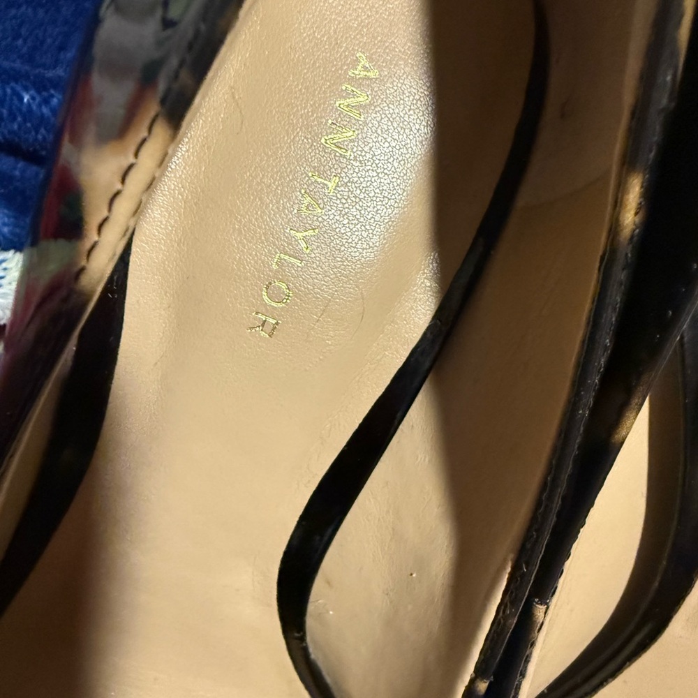 Ann Taylor Tortoise Shell Patterned Heels - image 2